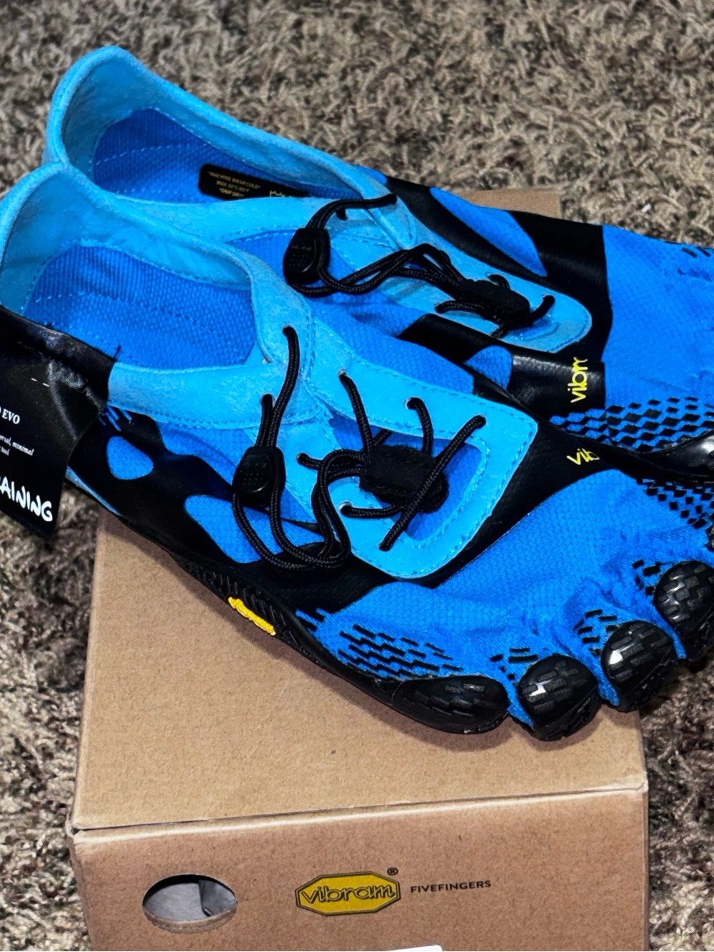 Vibram FiveFingers KSO EVO Men's 8.5-9 US 41 EU Blue Black Barefoot Cross Train